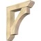 Ekena Millwork Westlake Slat Rough Sawn Bracket w/ Offset Brace, Douglas Fir, 8"W x 36"D x 40"H BKT0806X36X40WTL06RDF - alternate 1